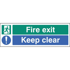 Sgn Fire Ext Keep Clear S-A 450X150