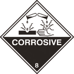 Sign Corrosive S-A 100 X 100Mm