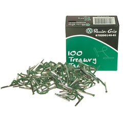 Treasury Tag 100Mm Tinend Pk100 Grn