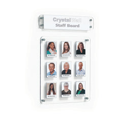 Perspex Class-Staff Board 9 Pockets