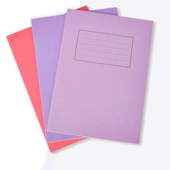 A4 Ex Book 80Pg 8Mm-Margin Pink X50