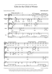 Chilcott Gifts for the Child of Winter: Vocal score