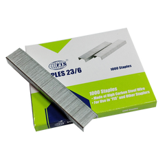 FIS STAPLER PINS 30 SHEETS SIZE : 23-6, SIZE 12.85X6MM