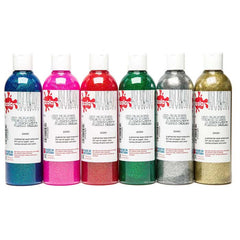SCO READYMIX GLITTER ASSORTED COLOURS 6X300ML SET -Min Qty 1