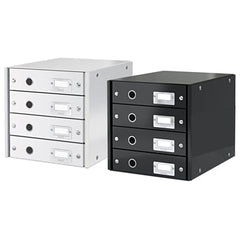 Click And Store 4 Drawer Black