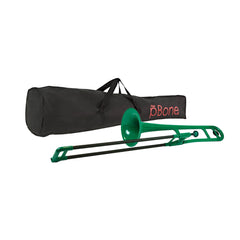 pBone plastic Bb tenor trombone - Green