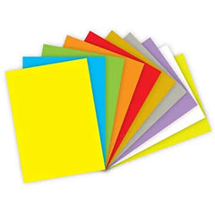 FIS® COLOURED CARD 160GSM 70X100CM - ASSORTED 10 COLORS