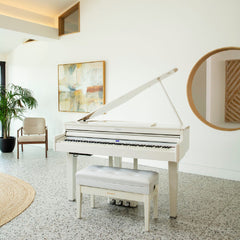 Roland GP-6 digital grand piano - Polished White