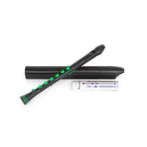 Nuvo N320 descant recorder+ - Black with green trim