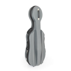 Sonix 45VC moulded cello case in grey – 3/4 size