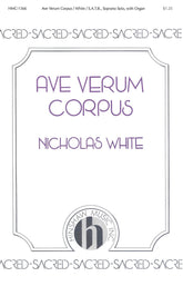 White - Ave Verum Corpus SATB & Soprano solo