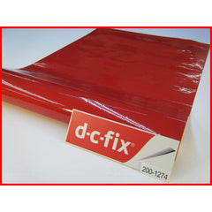 DC Fix, Plain Gloss 45cmx15m Signal Red DC-200-1274