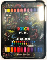 Uniball, Uni Posca Pastel Set=24C