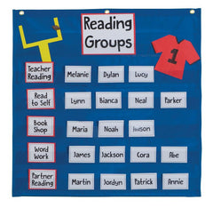 SCO MINI POCKET CHART BLUE 1PC -Min Qty 6