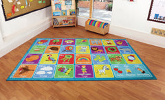 German Alphabet Carpet