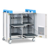 LapCabby mobile vertical AC charging cabinet – 36 devices