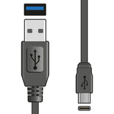 AV Link USB3.0 Type-A to Type-C Sync & Charge Lead 1.5m