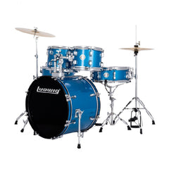 Ludwig Accent 20" fuse 5-piece drum kit – Blue