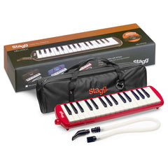 Stagg 32 note melodica - Red