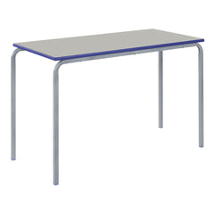 Metalliform Rectangular Fully Welded Coloured Edge Table