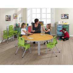 Table L/Grey Fr Pu Edge Circular Bee