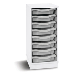8 Tray Unit Grey