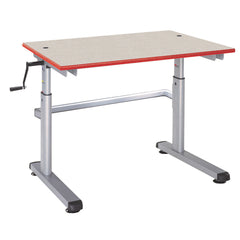 Ht Adj Tbe 700X600Mm Lt Gy Rd Edge