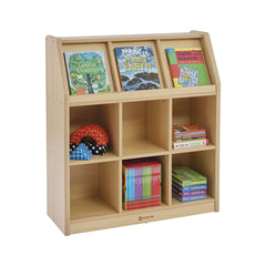 Elegant Bookcase & Display Unit Beech Each