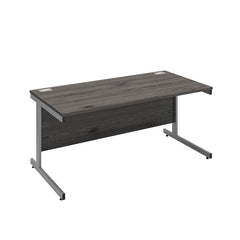 Rectangular Cantilever Frame Desk - Anthracite - 1800mm Width