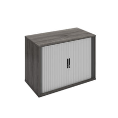 Side Opening Tambour Cupboard - 725mm Height Anthracite