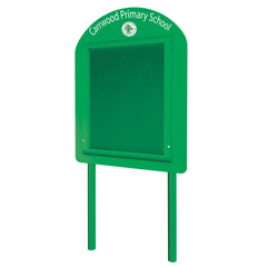 742X555Mm Height Blue Noticeboard