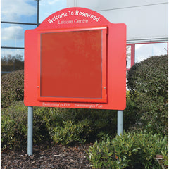 Weathershield Outdoor Freestanding Contour Signage