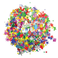 SCO SEQUINS ASSORTED 2KG BAG -Min Qty 1