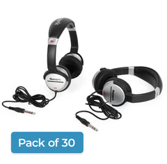 Pack of 30 HF125 stereo headphones – 6.35mm plug