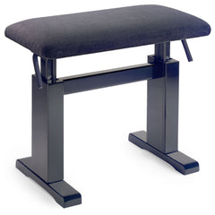 Stagg PBH780 hydraulic adjustable piano stool - Black satin, black velvet