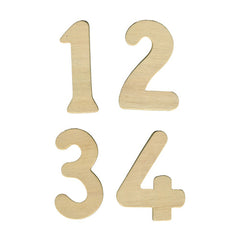 Wooden Numbers Set 10