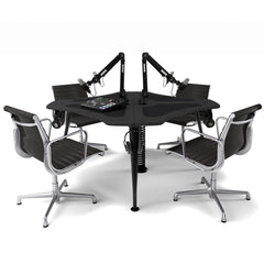 AKA Design ProVoice V4 podcasting studio desk – Black