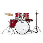 Pearl Roadshow 22\" rock drum kit - Matte red