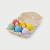 SILISOFT SENSORY EGGS (RAINBOW), PK6