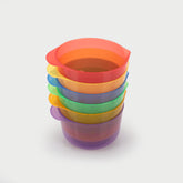 TRANSLUCENT COLOUR POURING BOWLS, PK6
