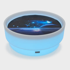 DISCOVERY GLOW LOW TABLE + SPACE DISCOVERY PLAY MAT, SET
