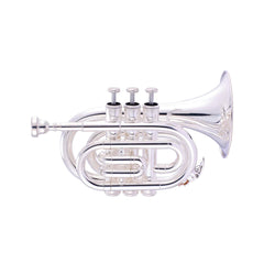 John Packer JP159 Bb pocket trumpet outfit - Silver plated