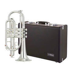 Yamaha YCR2330III student Bb cornet outfit - Silver plate