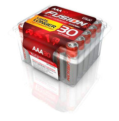 DISC-BATTERY - RAYOVAC FUSION ALKALINE AAA BATTERY - PACK OF 30