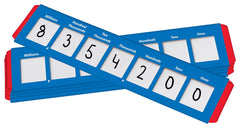 PLACE VALUE SLIDERS ONES TO MILLIONS - PACK OF 10