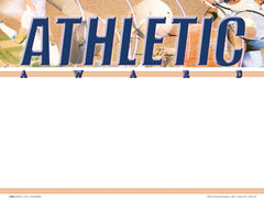 AWARD RECOGNITION ATHLETIC BLANK 8-1/2 X 11 PACK OF 25