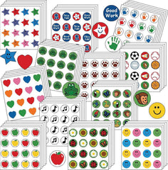 STICKERS BARGAIN BAG PACK OF 3456