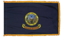 FLAG - ANNIN IDAHO STATE INDOOR FLAG - COLONIAL NYL-GLO NYLON - 3 X 5 FT
