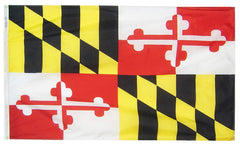 FLAG - ANNIN MARYLAND STATE OUTDOOR FLAG - SOLARGUARD NYL-GLO NYLON - 4 X 6 FT