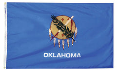 FLAG - ANNIN OKLAHOMA STATE OUTDOOR FLAG - SOLARGUARD NYL-GLO NYLON - 4 X 6 FT
